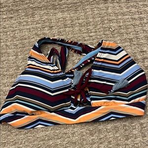 Mossimo Supply Co. Multicolor Striped Bikini Top